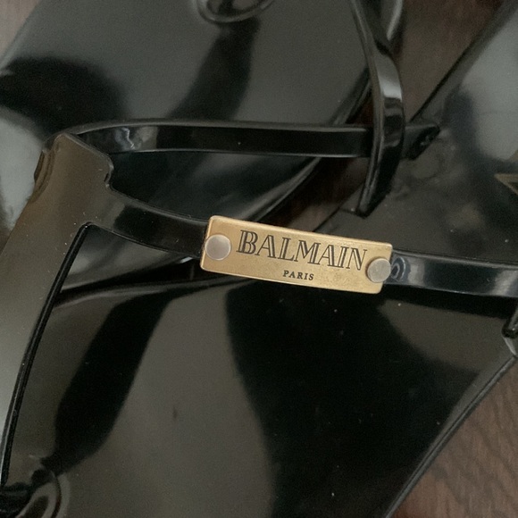 Balmain rubber sandals - Picture 3 of 7